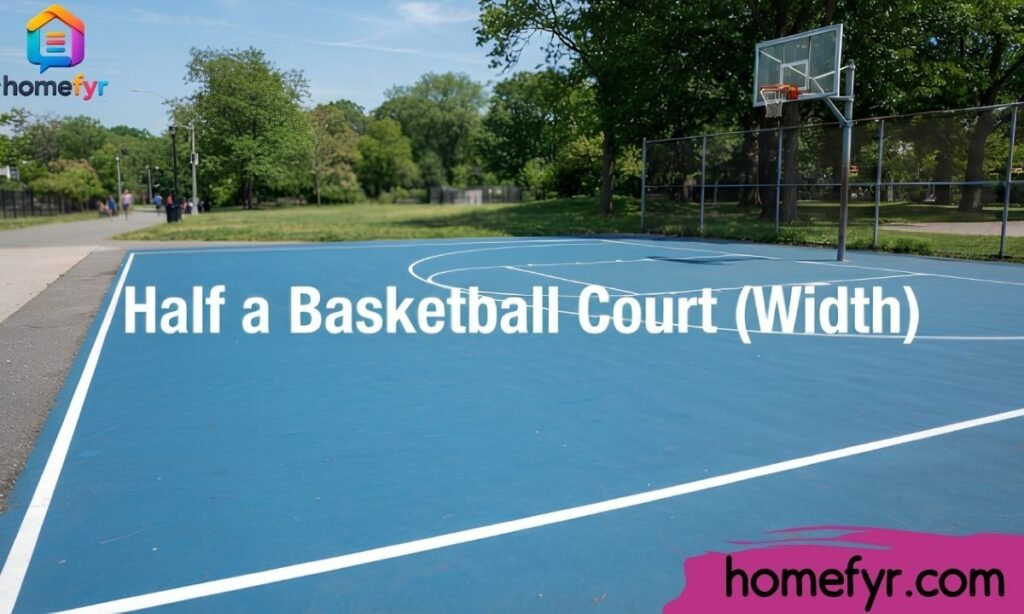 Half a Basketball Court (Width)