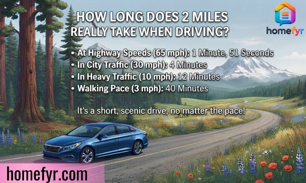How Long Does 2 Miles Really Take When Driving 
