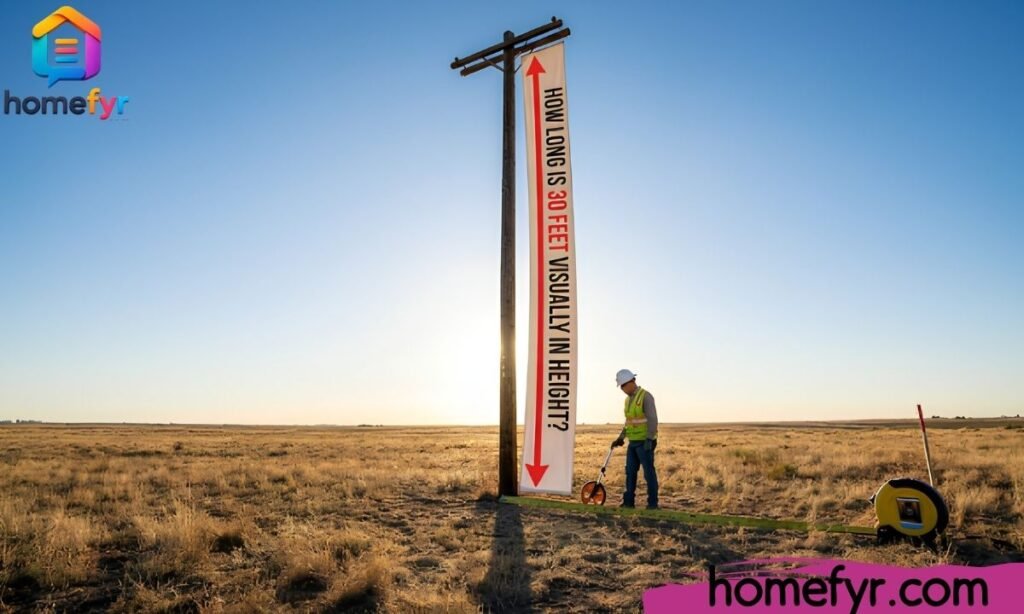 How Long Is 30 Feet Visually in Height 