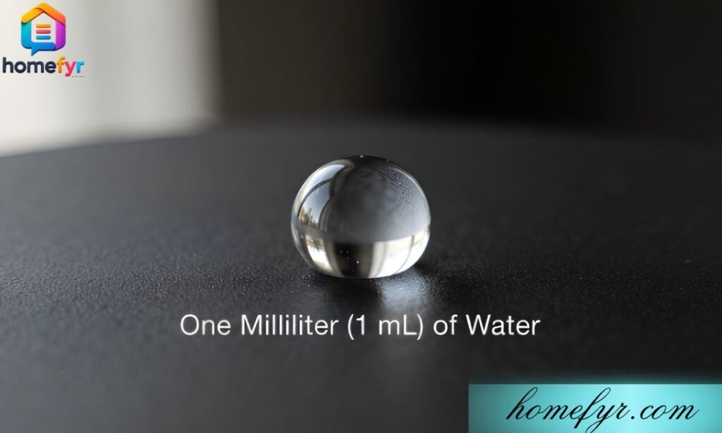 One Milliliter (1 mL) of Water 