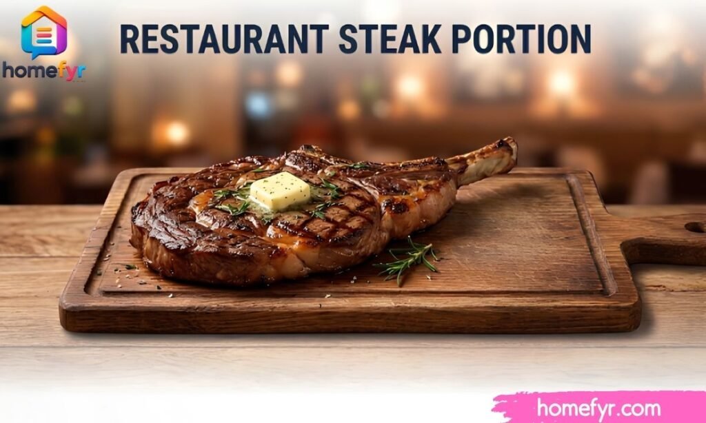 Restaurant Steak Portion