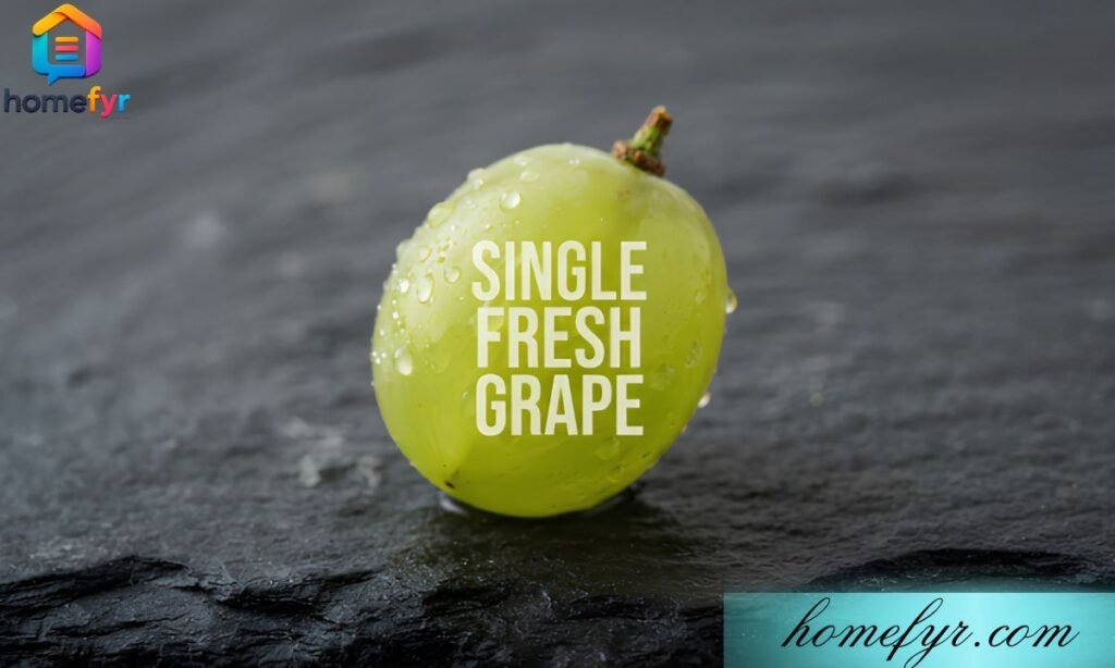 Single Fresh Grape 