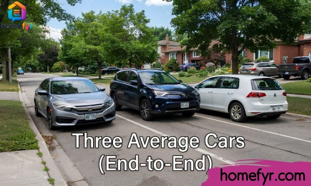 Three Average Cars (End-to-End)