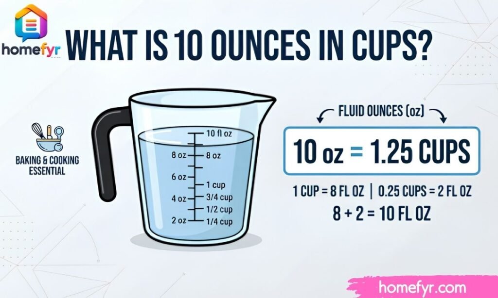 What Is 10 Ounces in Cups