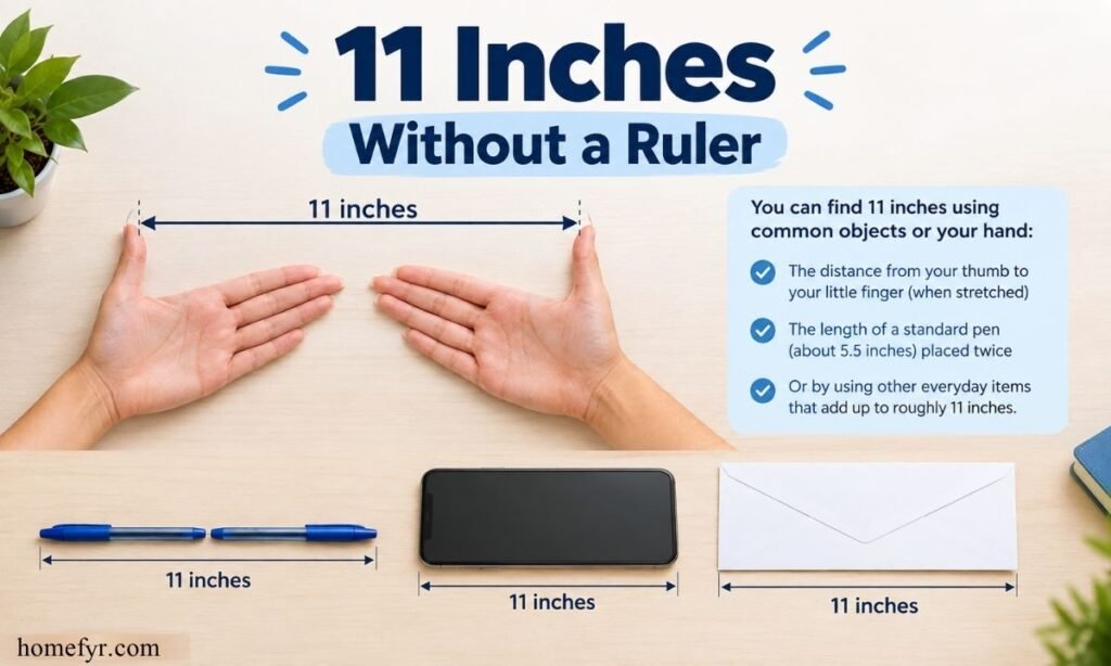 11 Inches Without a Ruler