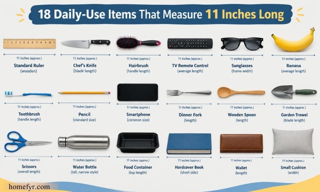 18 Daily-Use Items That Measure 11 Inches Long