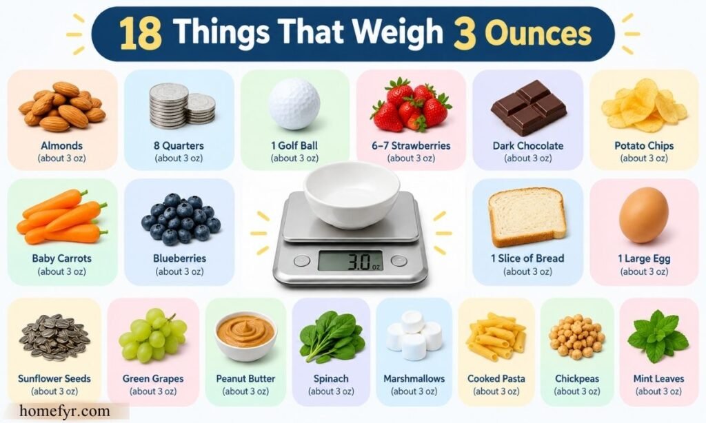 18 Things That Weigh 3 Ounces