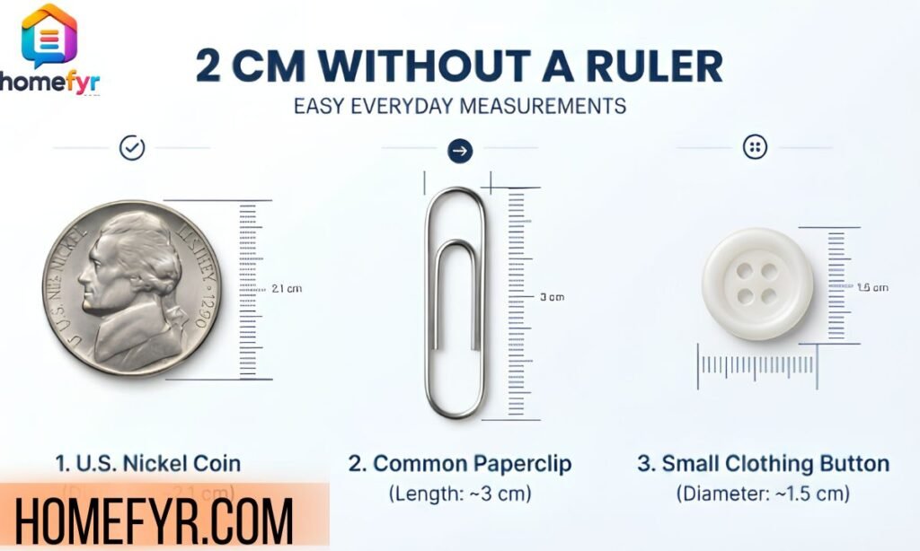 2 cm Without a Ruler