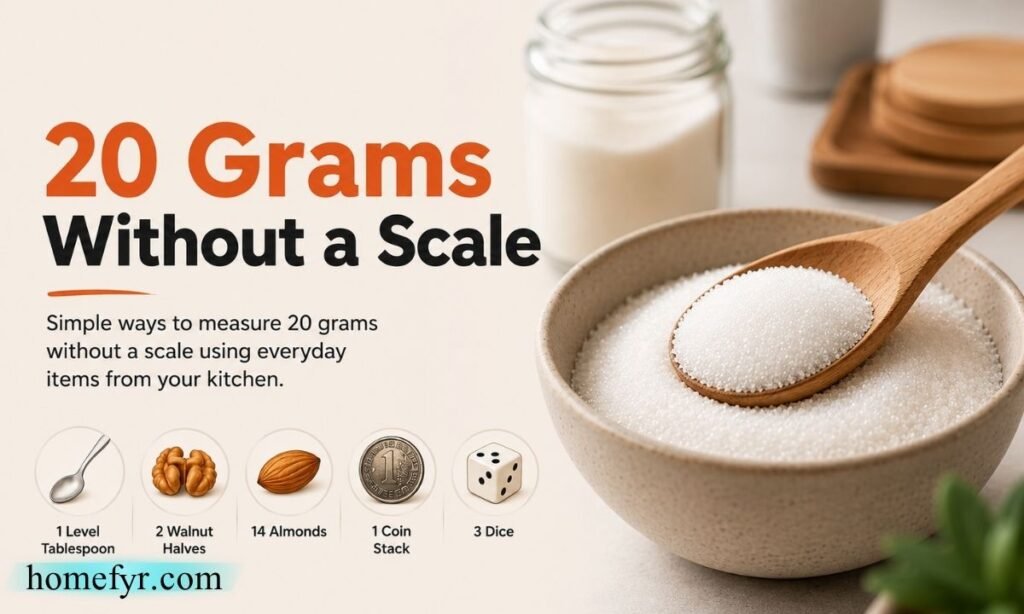 20 Grams Without a Scale
