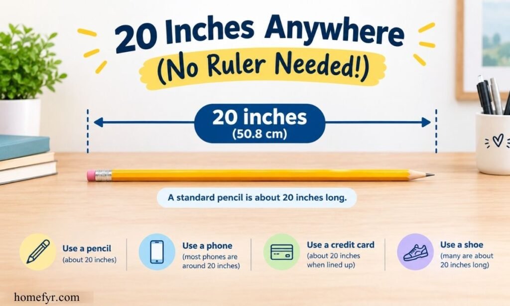 20 Inches Anywhere (No Ruler Needed!)