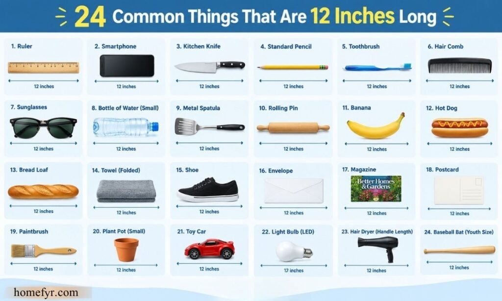 24 Common Things That Are 12 Inches Long