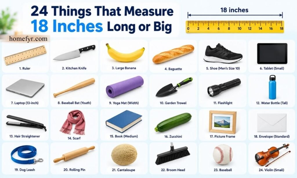 24 Things That Measure 18 Inches Long or Big