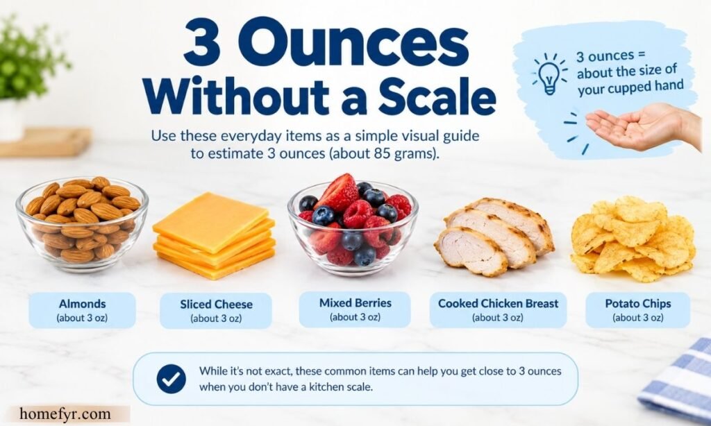 3 Ounces Without a Scale
