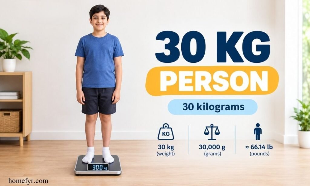 30 Kg Person