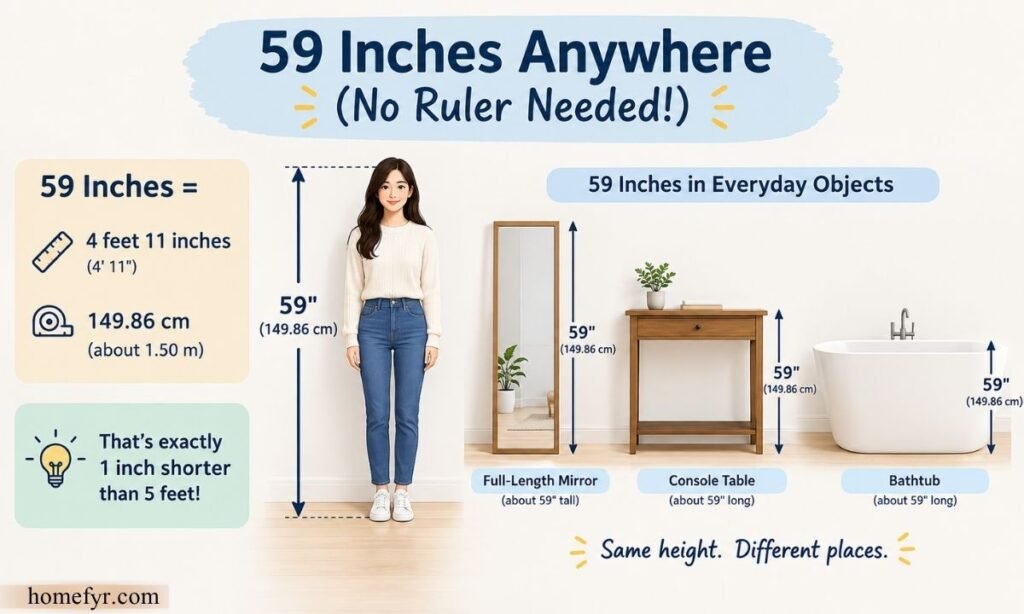 59 Inches Anywhere (No Ruler Needed!)