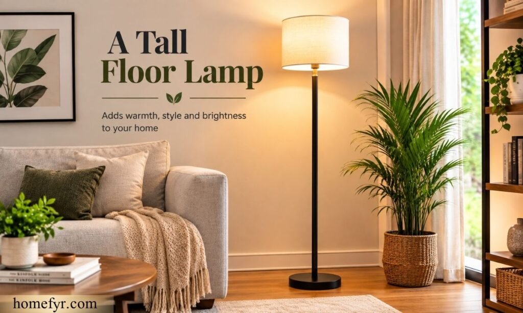 A Tall Floor Lamp