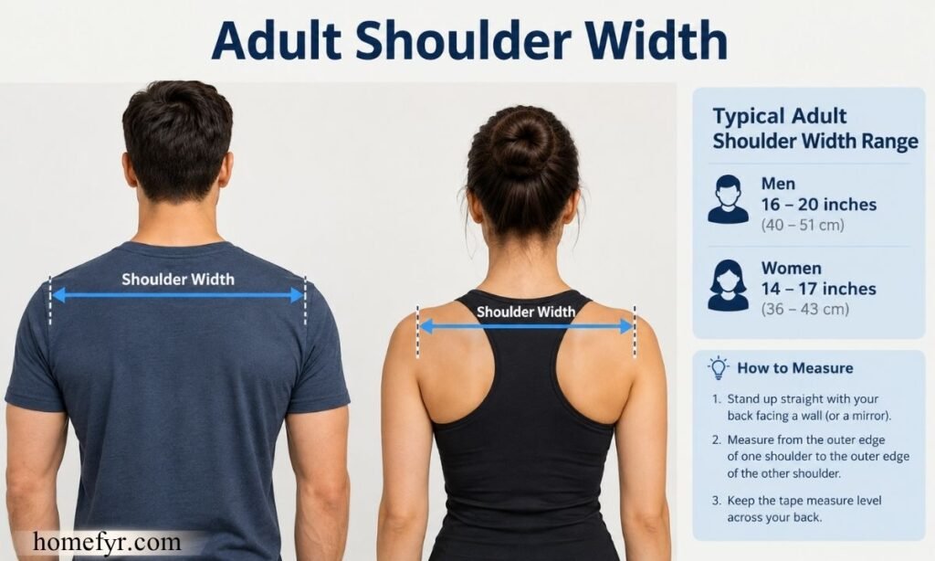 Adult Shoulder Width