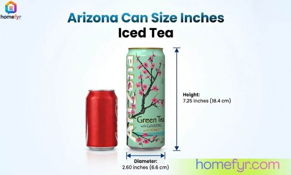 Arizona Can Size Inches Iced Tea
