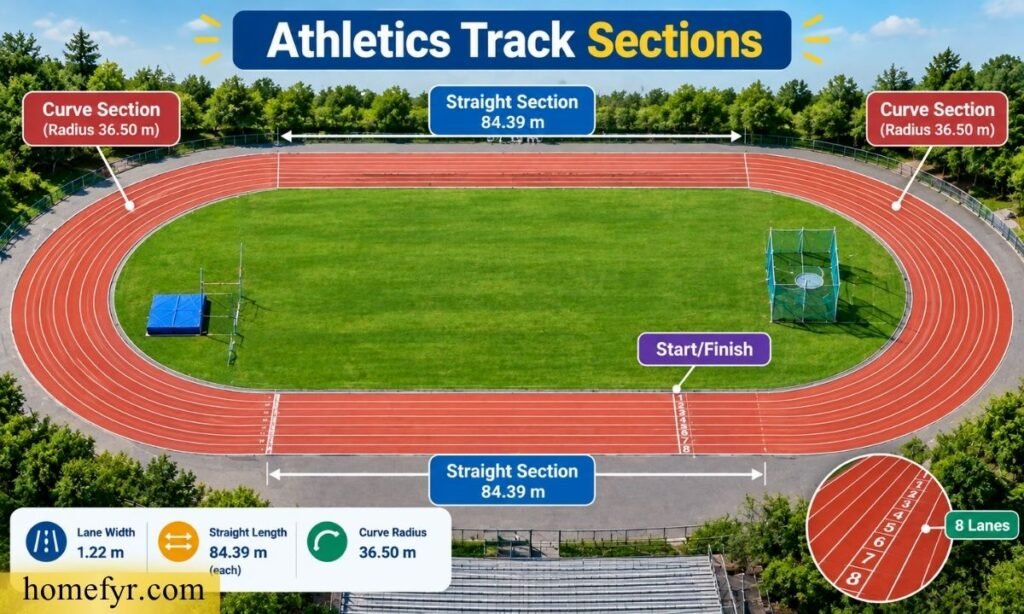 Athletics Track Sections