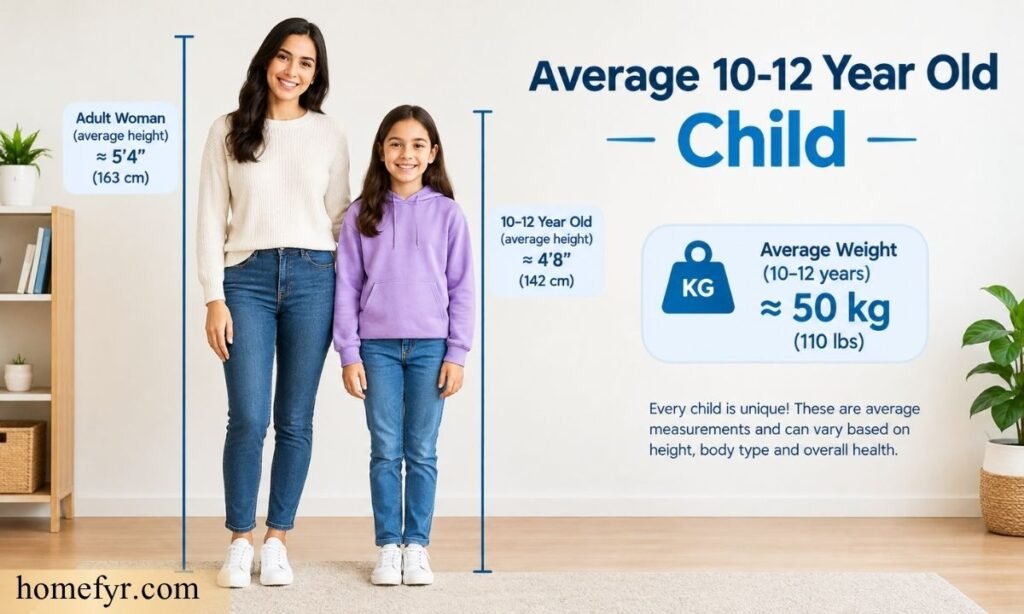 Average 10-12 Year Old Child