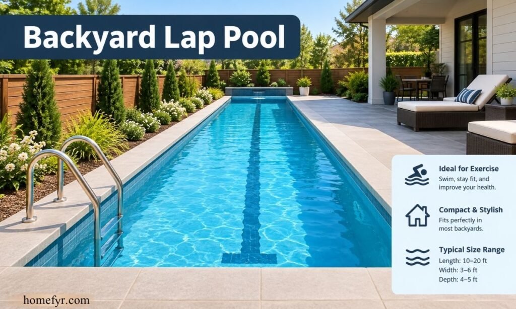 Backyard Lap Pool