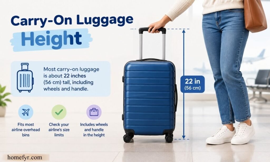 Carry-On Luggage Height