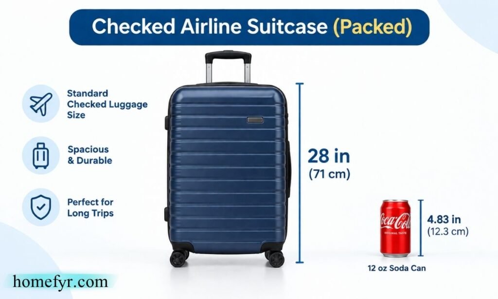 Checked Airline Suitcase (Packed)