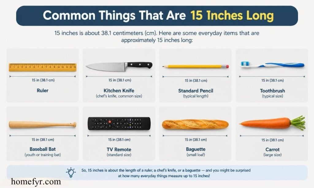 Common Things That Are 15 Inches Long