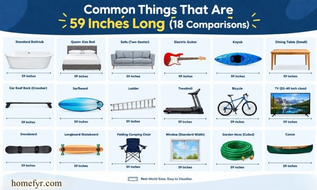 Common Things That Are 59 Inches Long (18 Comparisons)