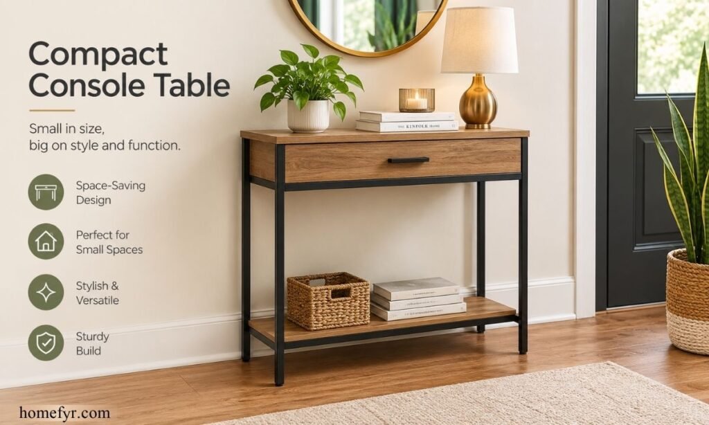Compact Console Table