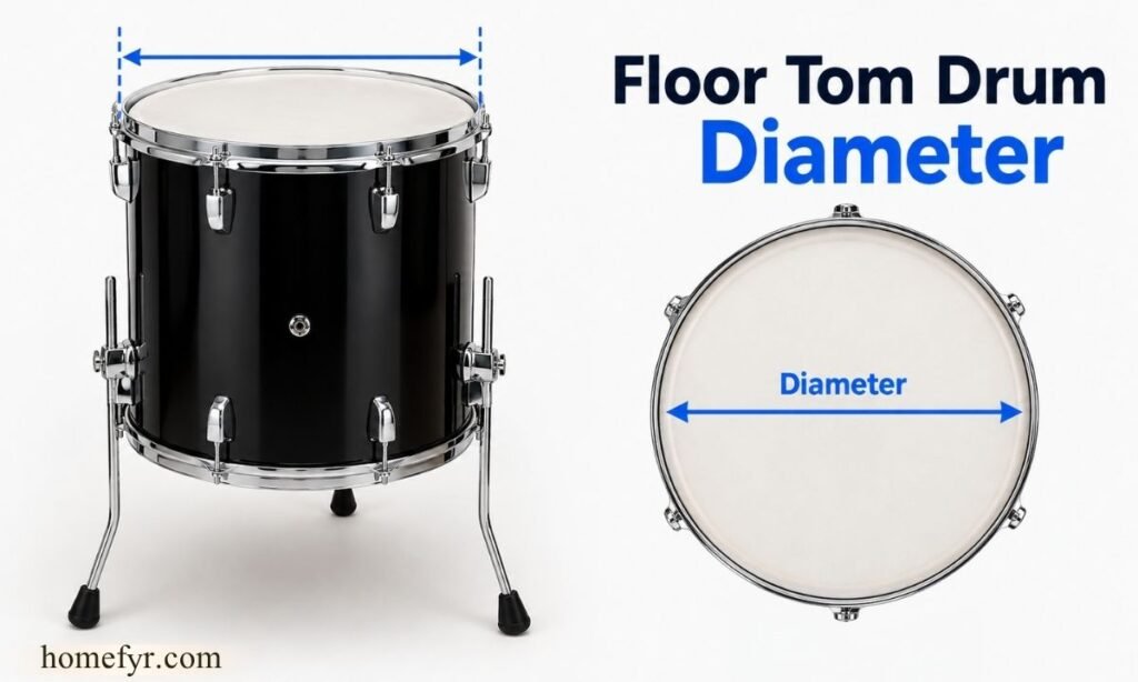 Floor Tom Drum Diameter