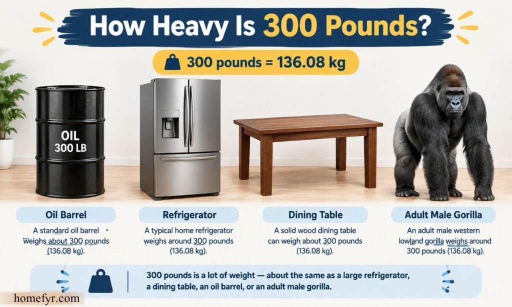 How Heavy Is 300 Pounds