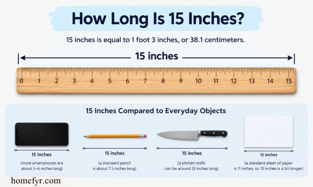 How Long Is 15 Inches