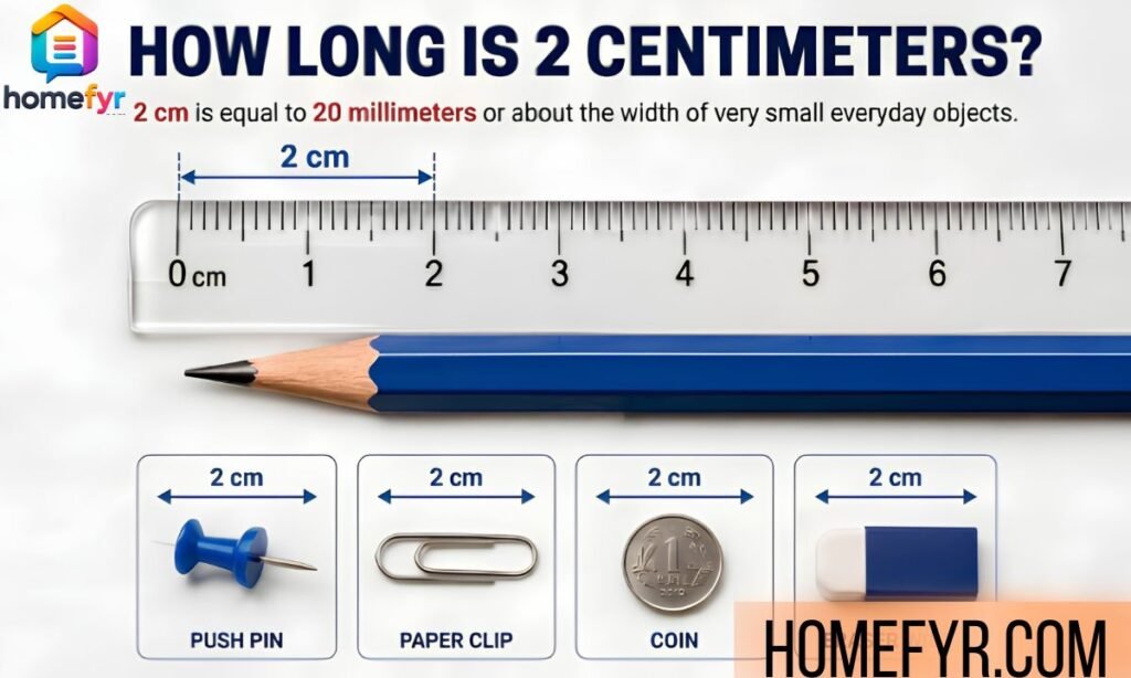 How Long Is 2 Centimeters