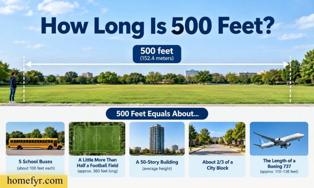 How Long Is 500 Feet
