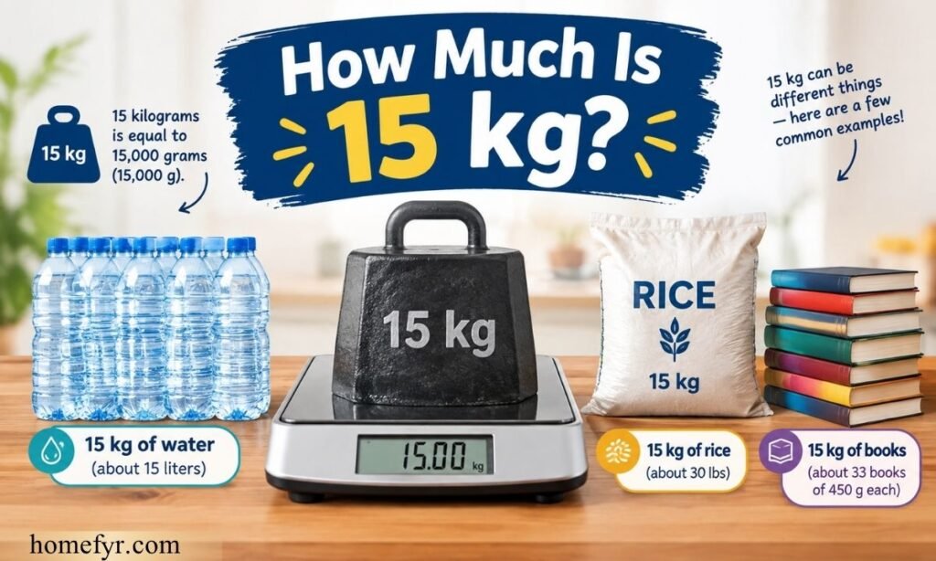 How Much Is 15 kg