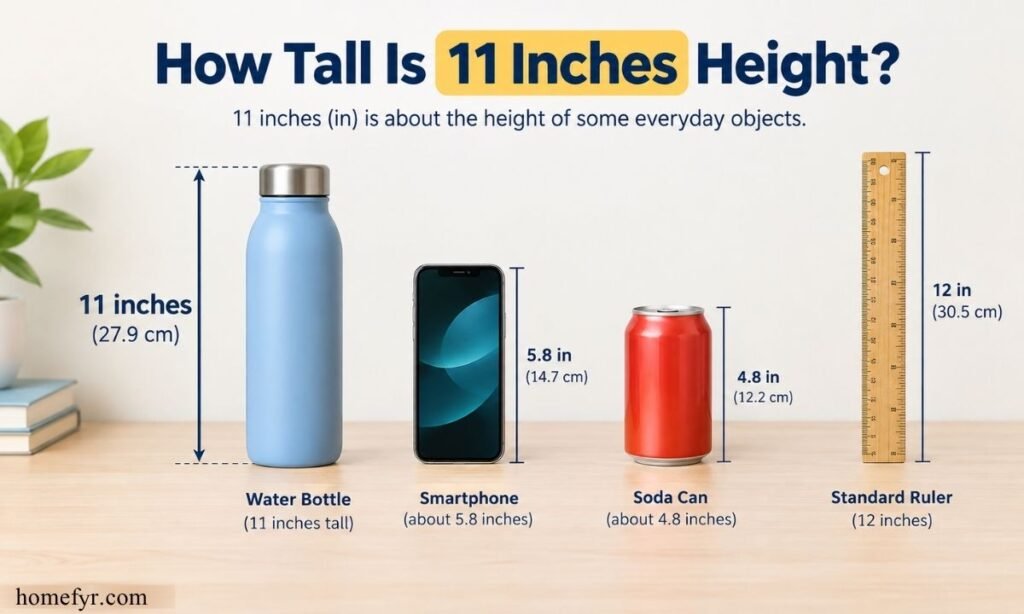 How Tall Is 11 Inches Height