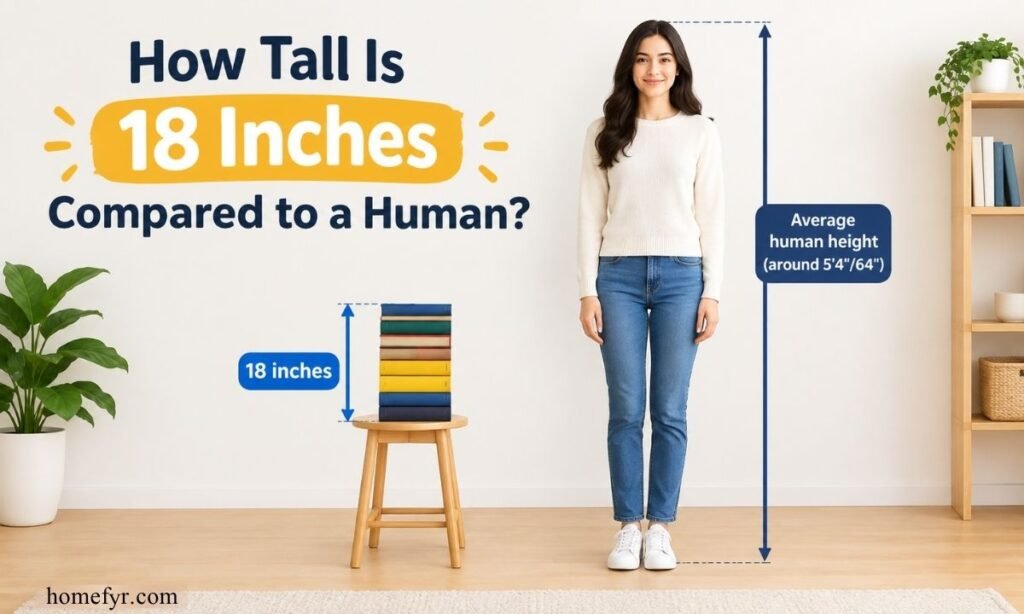 How Tall Is 18 Inches Compared to a Human