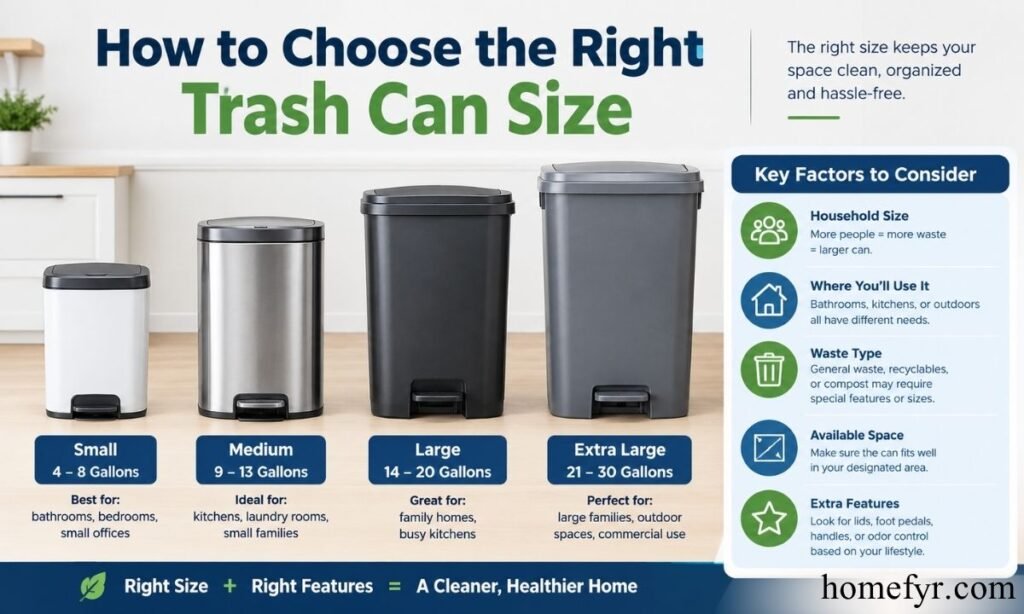 How to Choose the Right Trash Can Size