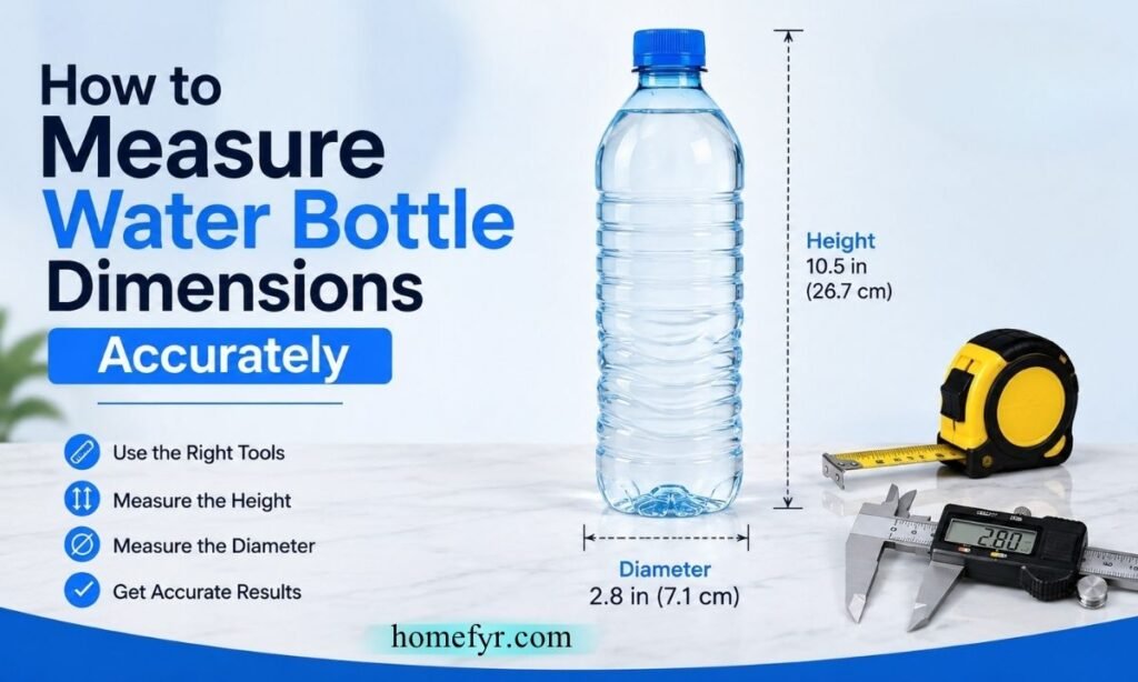 How to Measure Water Bottle Dimensions Accurately
