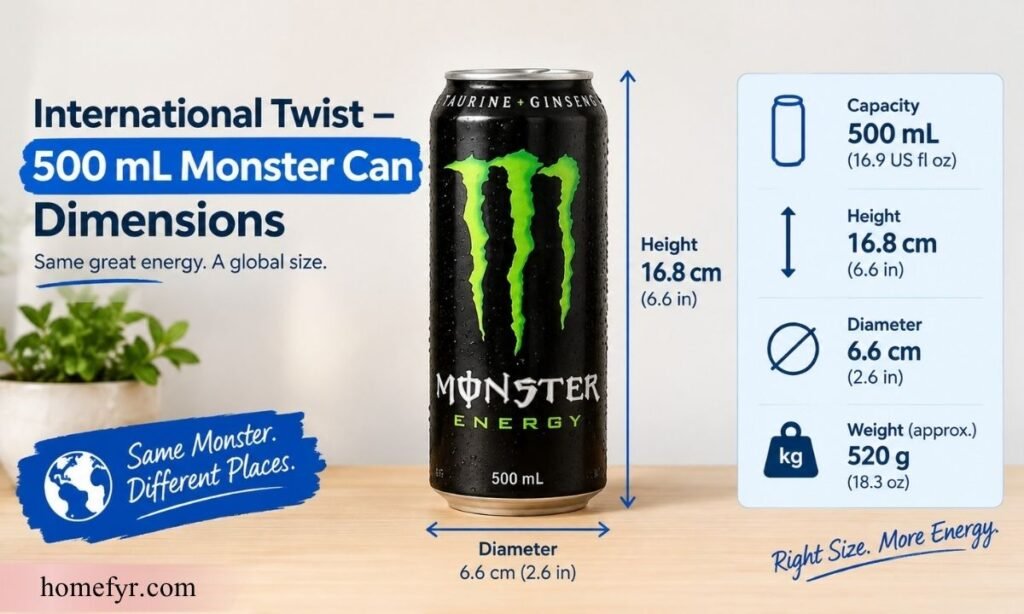International Twist – 500 mL Monster Can Dimensions