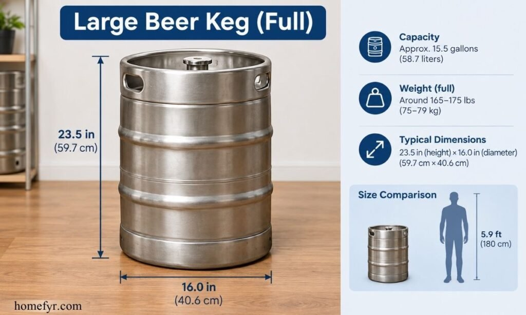 Large Beer Keg (Full)