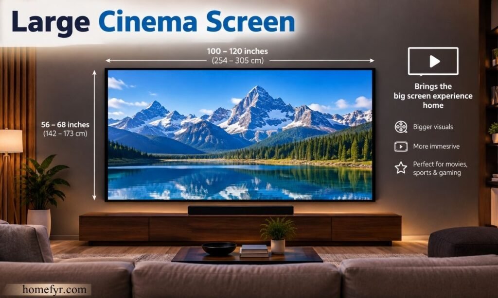 Large Cinema Screen