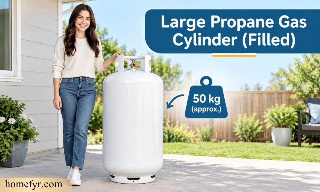 Large Propane Gas Cylinder (Filled)