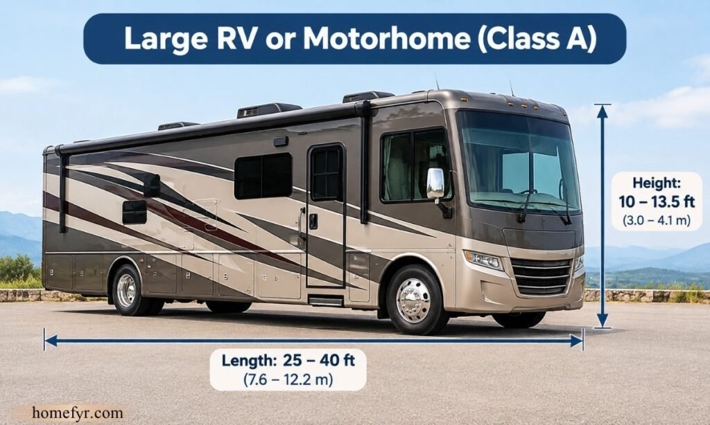 Large RV or Motorhome (Class A)
