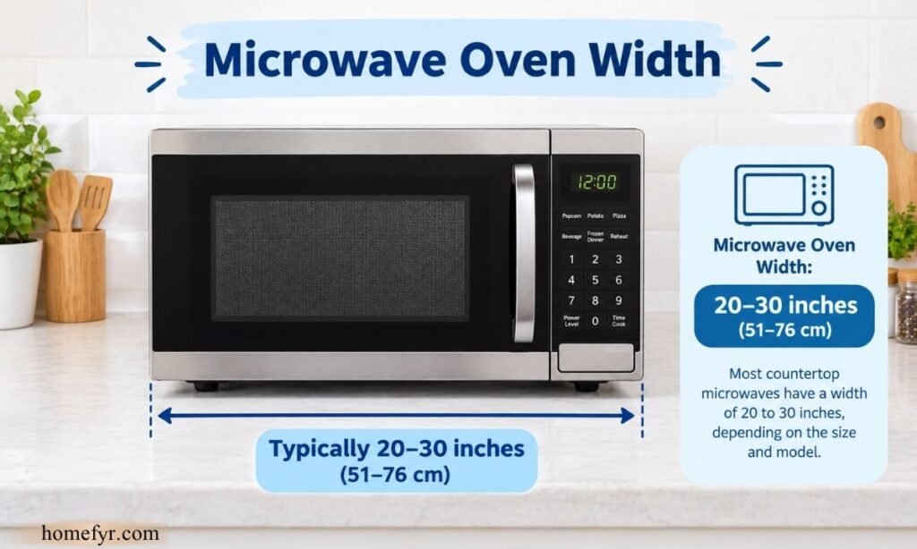 Microwave Oven Width