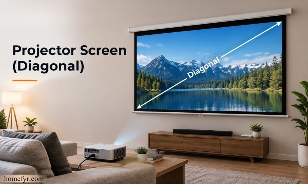 Projector Screen (Diagonal)