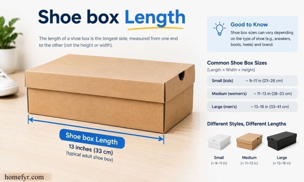 Shoe box Length