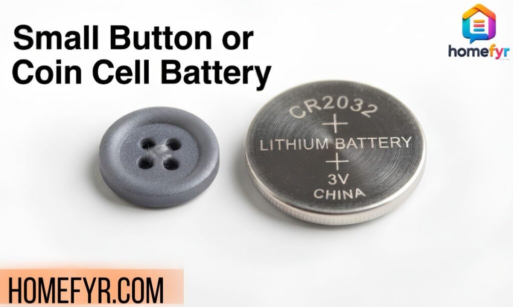 Small Button or Coin Cell Battery