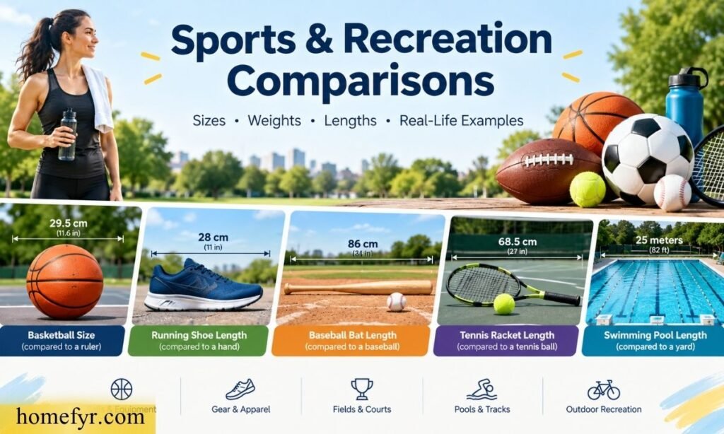 Sports & Recreation Comparisons